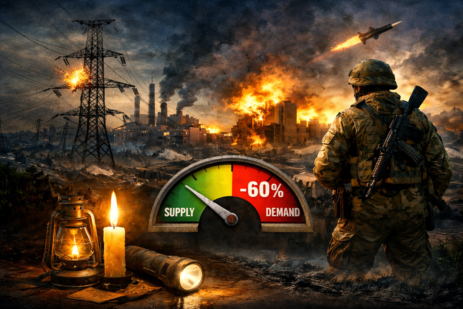 Ukraine Energy Emergency: When the Grid Can Only Meet ~60% of Demand, the War Changes Shape