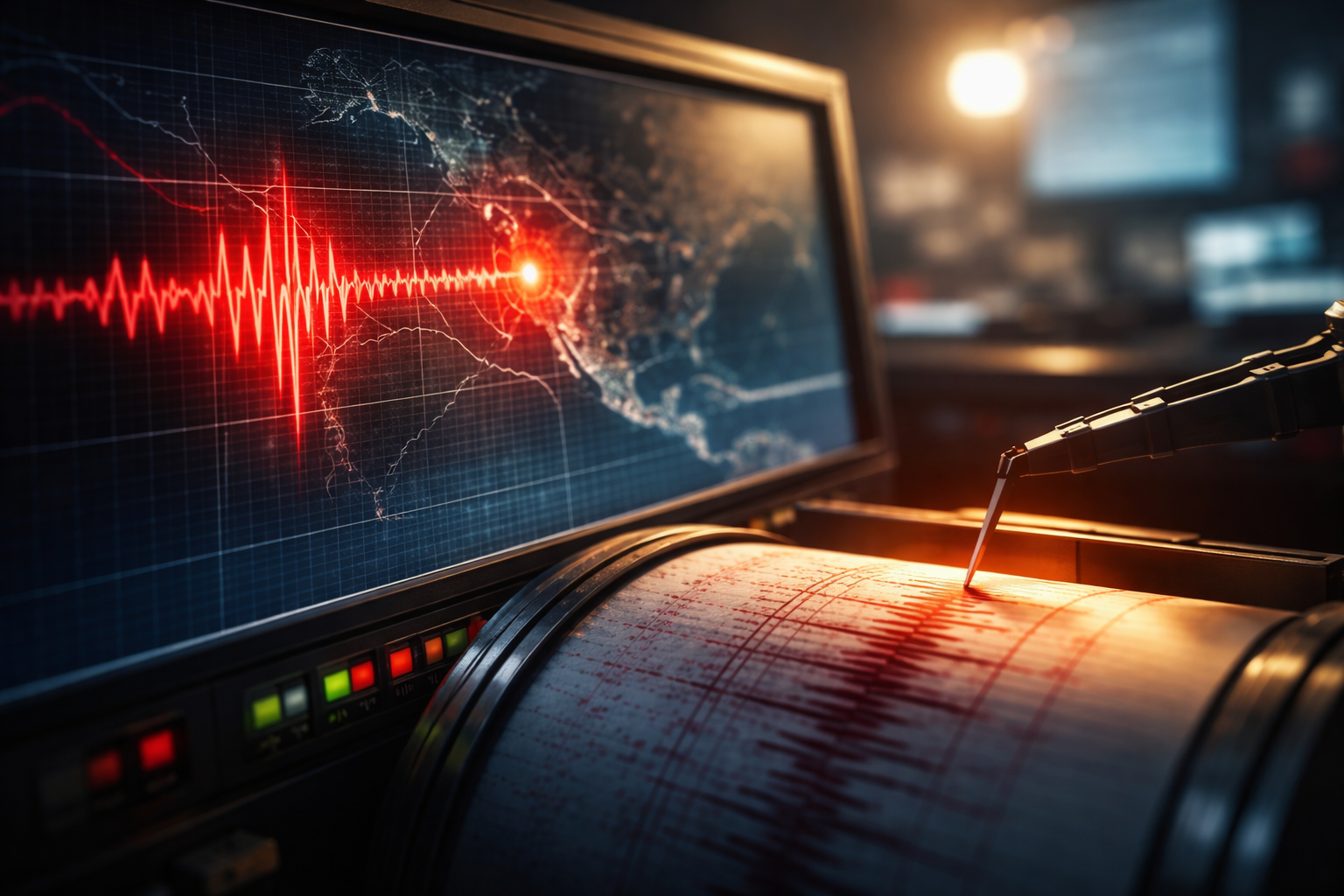Possible Earthquake Signal: Minutes Ago 