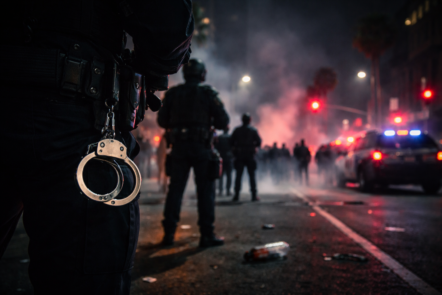 Nightfall in downtown LA: 50 arrests after anti-ICE protests—and the filings that will decide the story