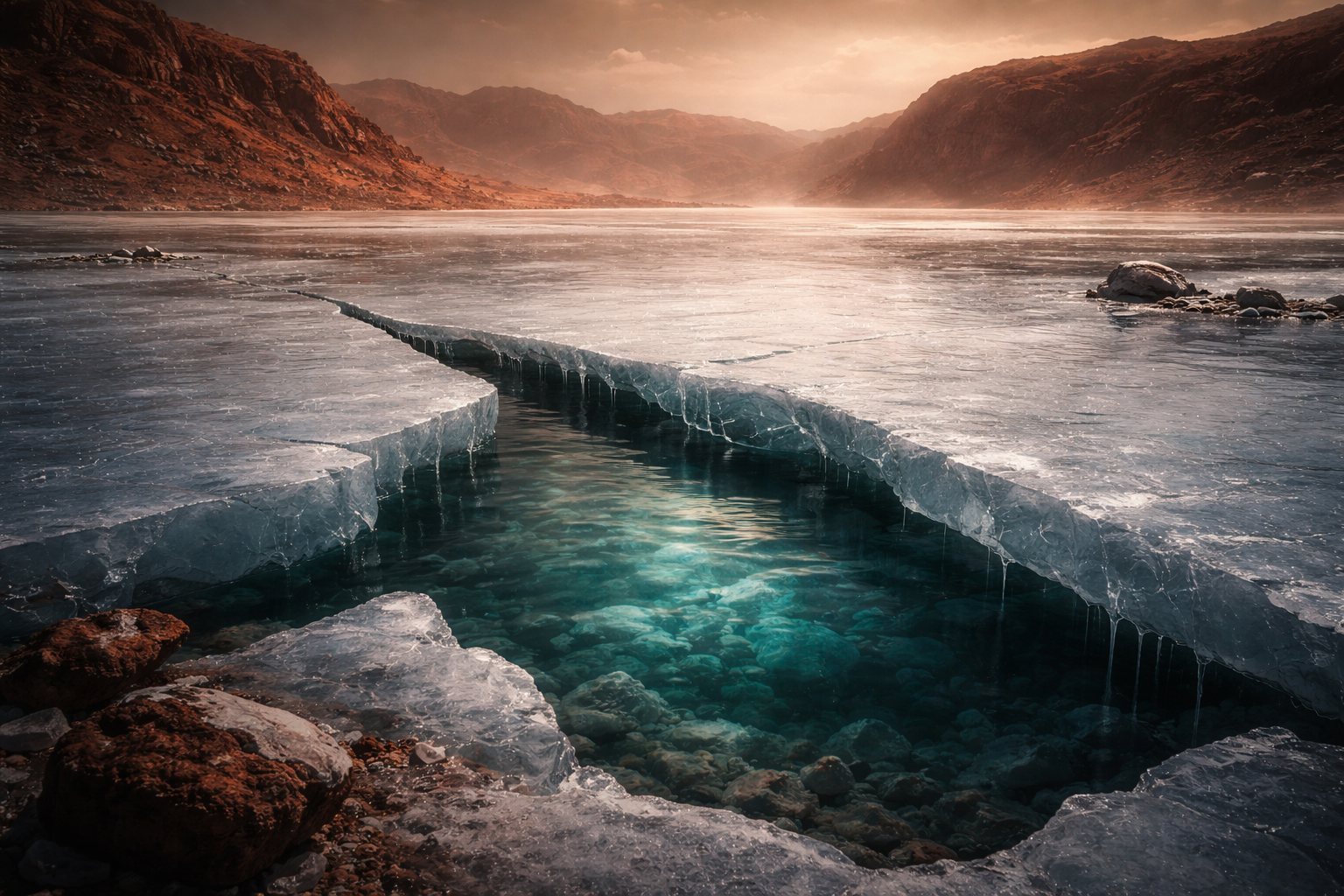 Mars Didn’t Need Warm Air to Host Lakes—Thin Ice May Have Done the Job