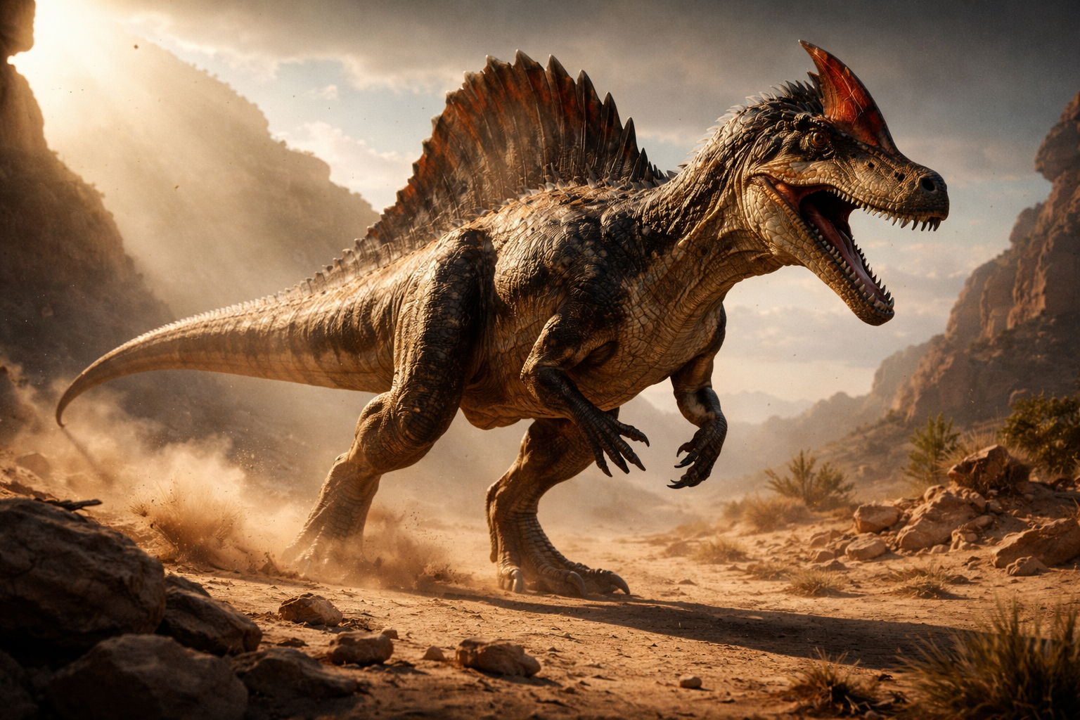 New Dinosaur Discovery: The “Scimitar-Crested” Spinosaurus Reopens the Biggest Fight in Prehistoric Science