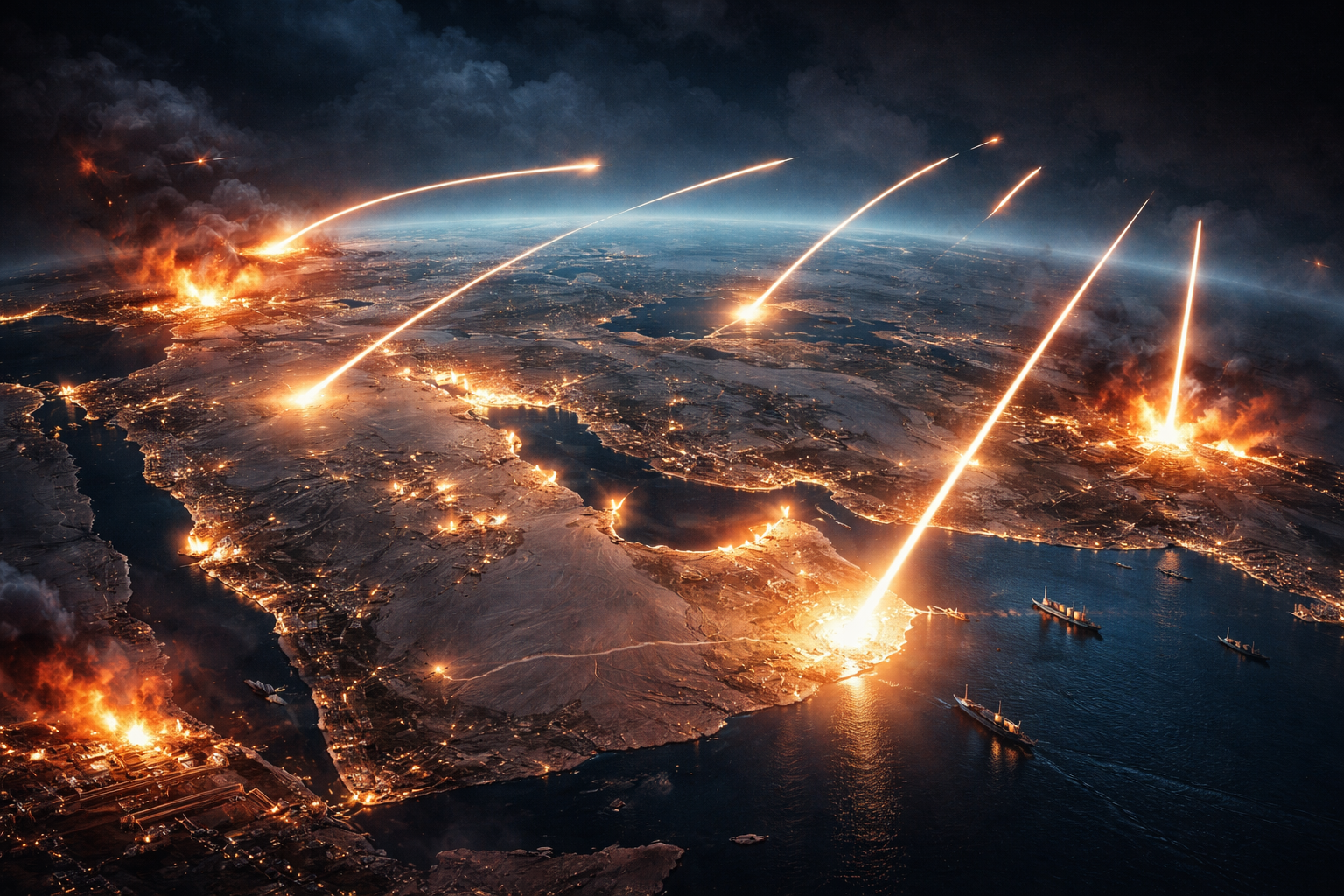 Iran Fires Missiles Across the Middle East as War Spreads Beyond Israel