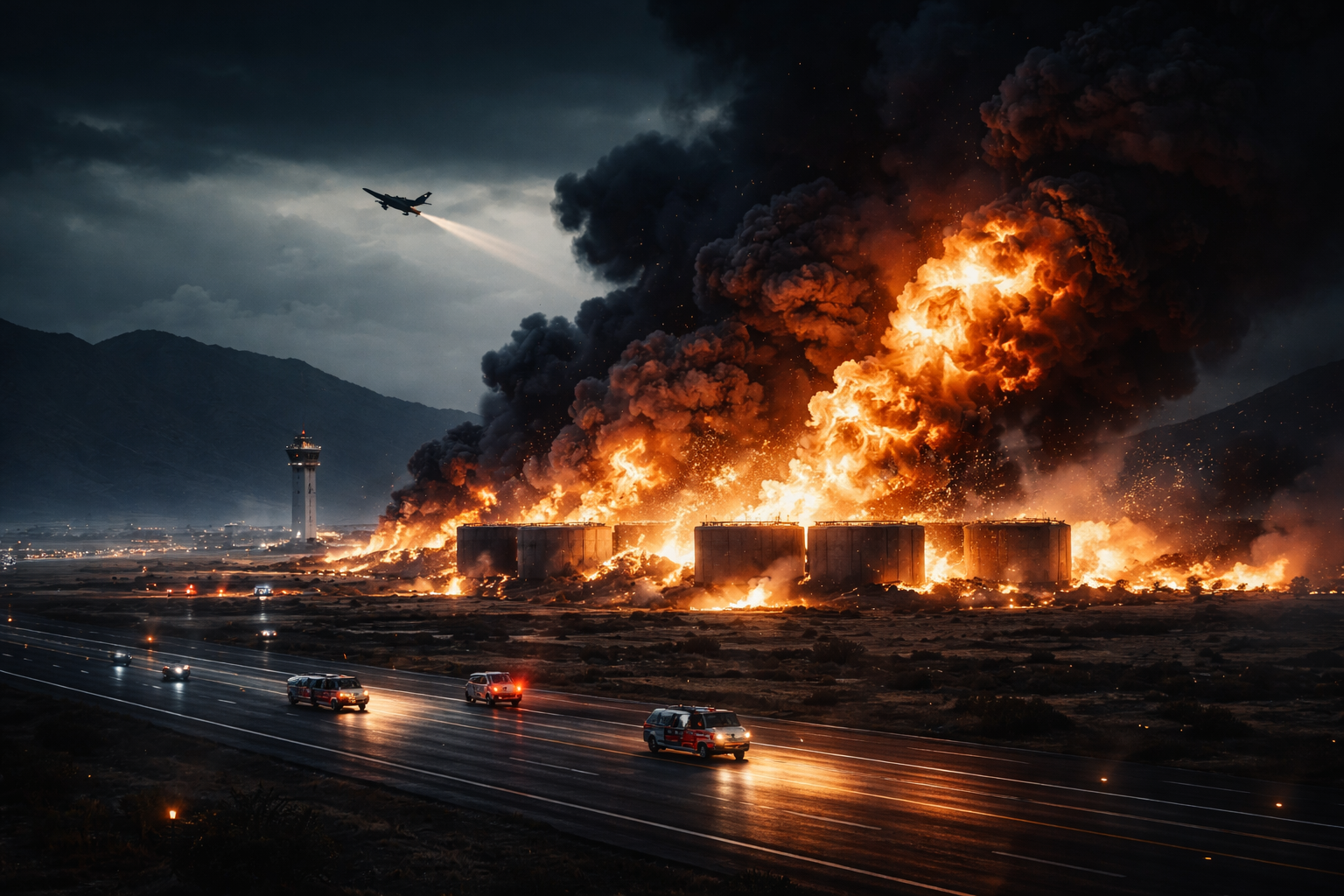 Pakistan Bombs Fuel Depot Airport as Afghanistan Retaliates With Drone Strikes