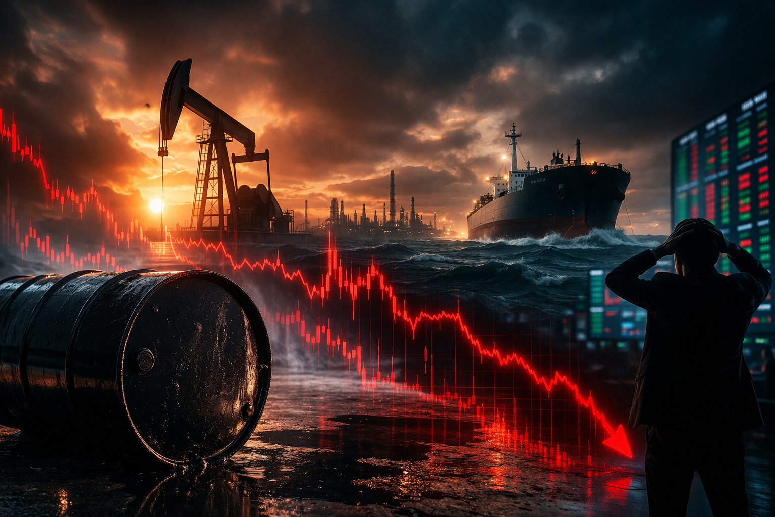 Oil Just Crashed 15%—And It’s Exposing The Fragile Illusion Driving Global Markets