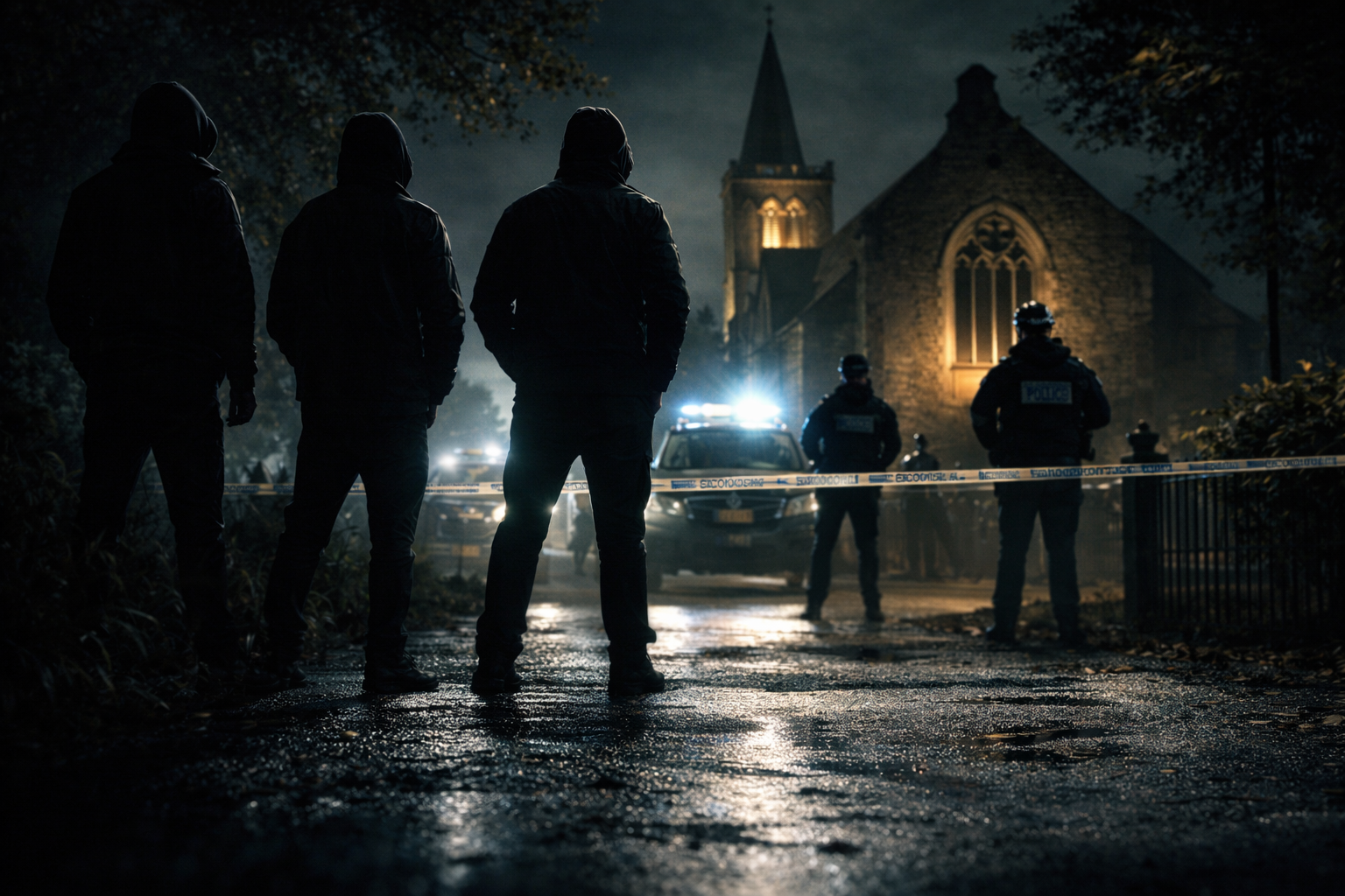 The Night She Was Followed: Police Hunt Gang After Brutal Assault Outside Epsom Church