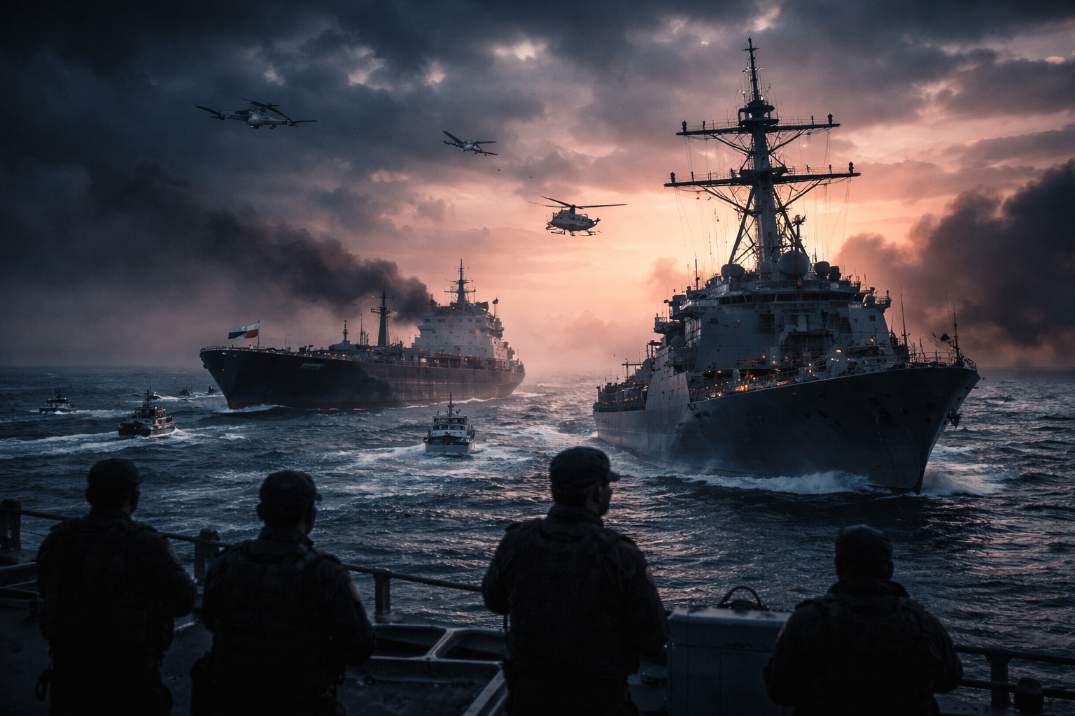 U.S. Navy Moves to Choke Iran’s Lifeline as Tehran Refuses to Back Down