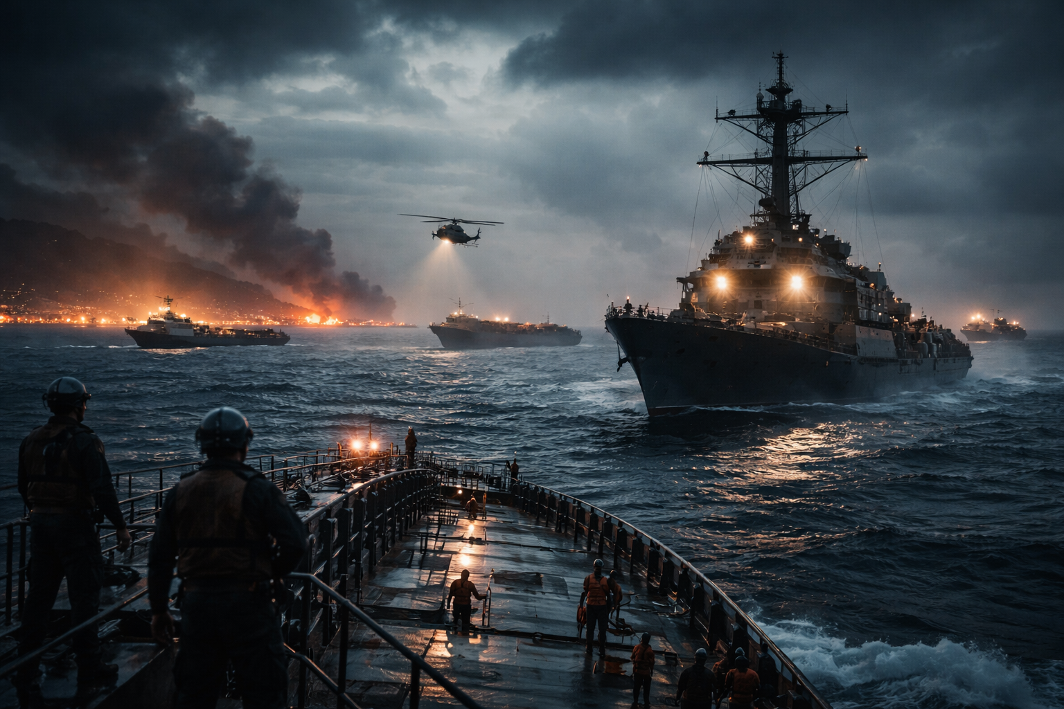 US Launches Full Maritime Blockade of Iran as War Escalates