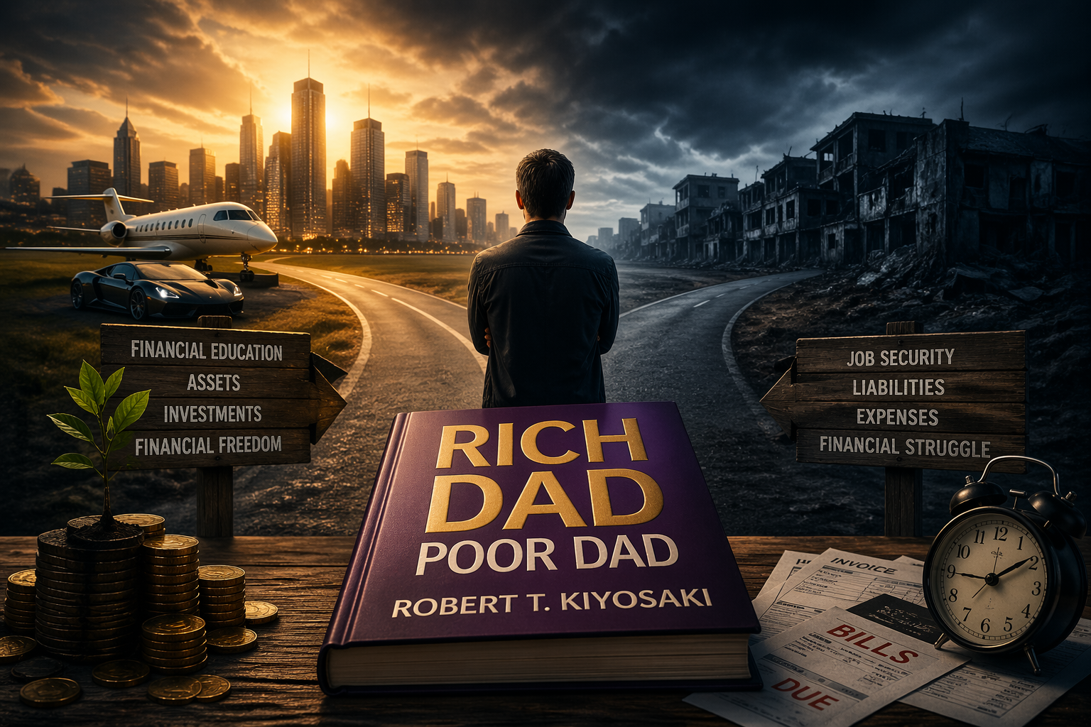 Rich Dad Poor Dad Book Summary:  The Mindset Shift And Why It Became a Financial Classic