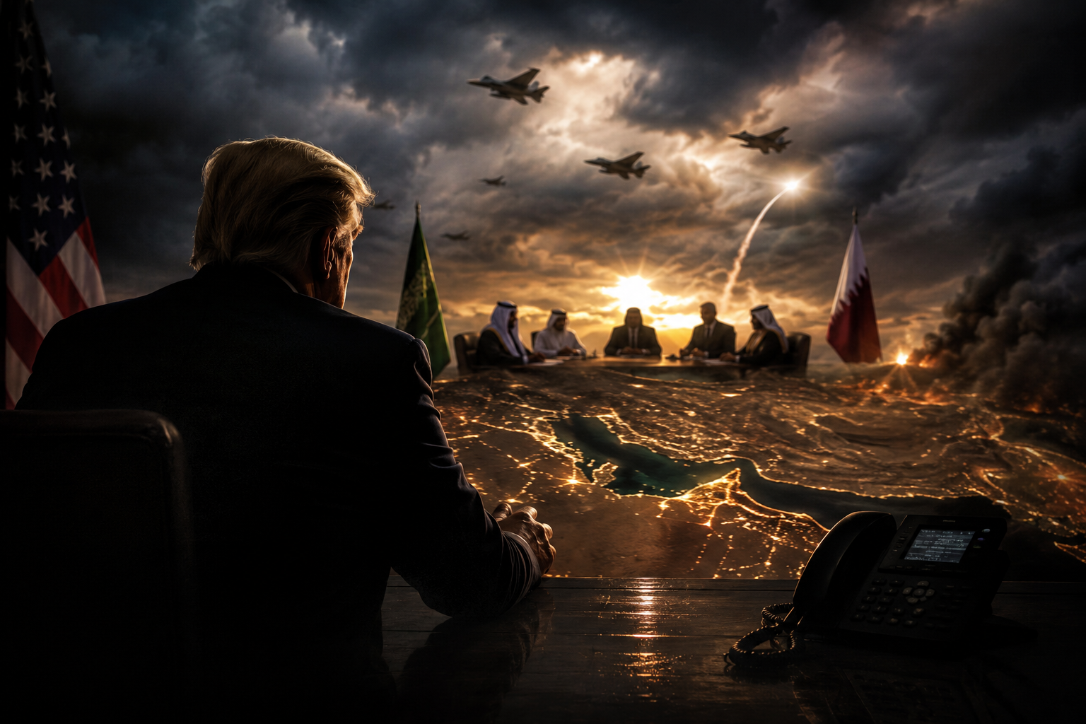 Trump Freezes Iran Strike As Gulf Powers Push Last-Minute Peace Deal