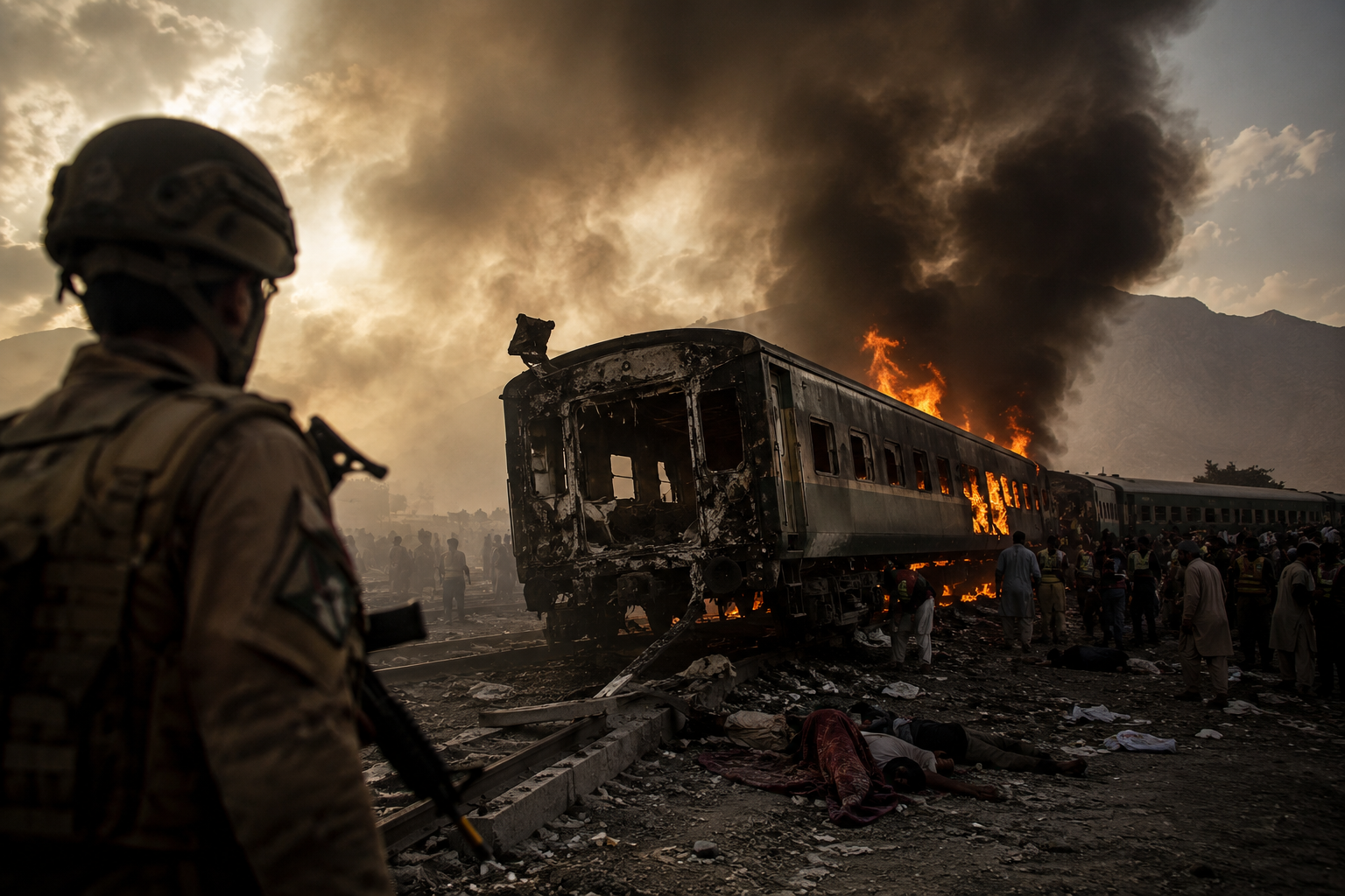 Pakistan Train Bombing Horror Sparks Fresh Fears Of A Region Sliding Back Into Chaos