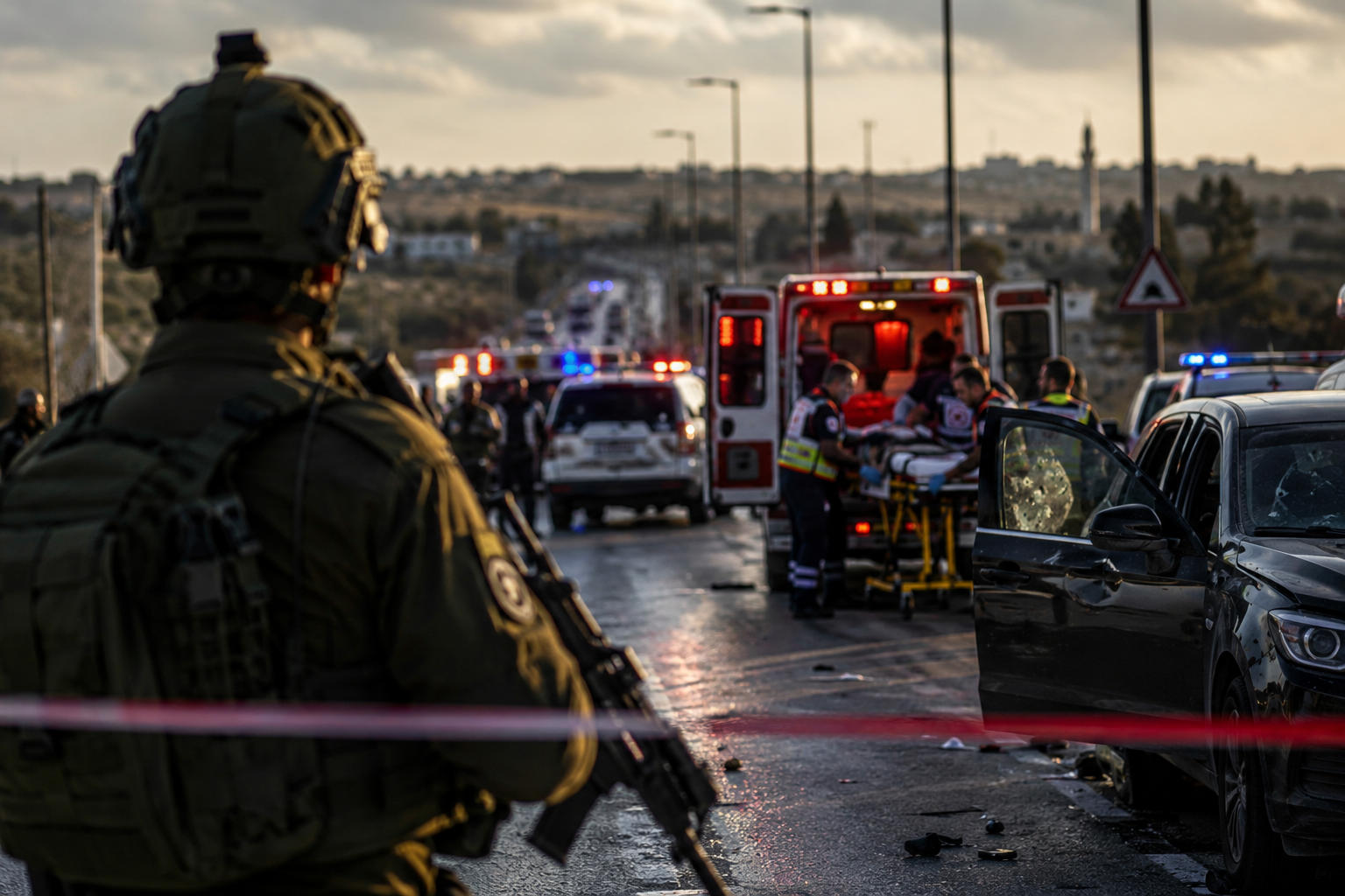 One Dead, Five Injured As Gunman Opens Fire Across Multiple Locations In Central Israel