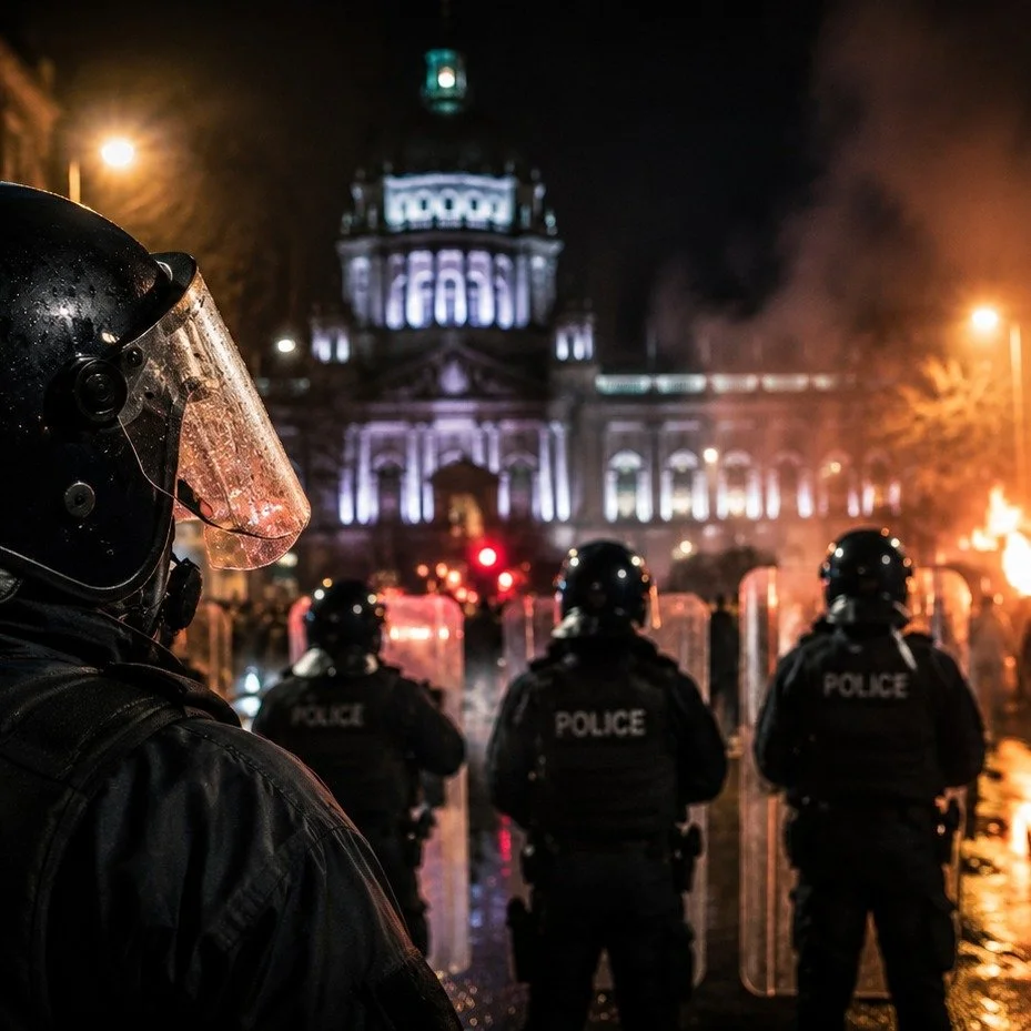 ⚠️ BELFAST IS HEADING INTO ITS MOST IMPORTANT WEEKEND YET.

🚔 Police remain on alert.
🔥 Tensions have not fully disappeared.

The biggest question is no longer what happened this week.

⚠️ It&rsquo;s what happens next.

The unrest may have eased, b