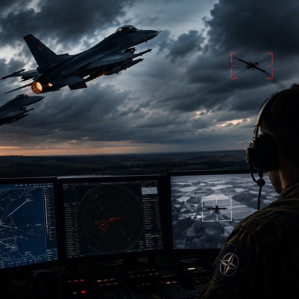 🚨 NATO JETS ARE SCRAMBLED. A DRONE ENTERED ALLIANCE AIRSPACE, AND THE REAL STORY MAY BE MUCH BIGGER.

⚠️ A French Rafale operating under NATO command reportedly shot down a drone that entered Latvian airspace from Russia.

🌍 On the surface, it look