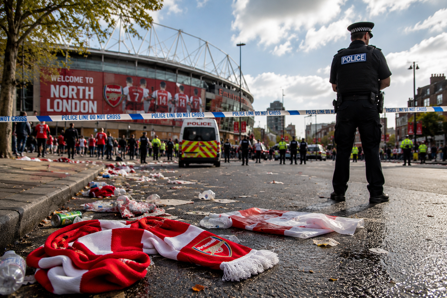 Arsenal’s Dream Celebration Ended With Sirens, Arrests And Six Stabbings