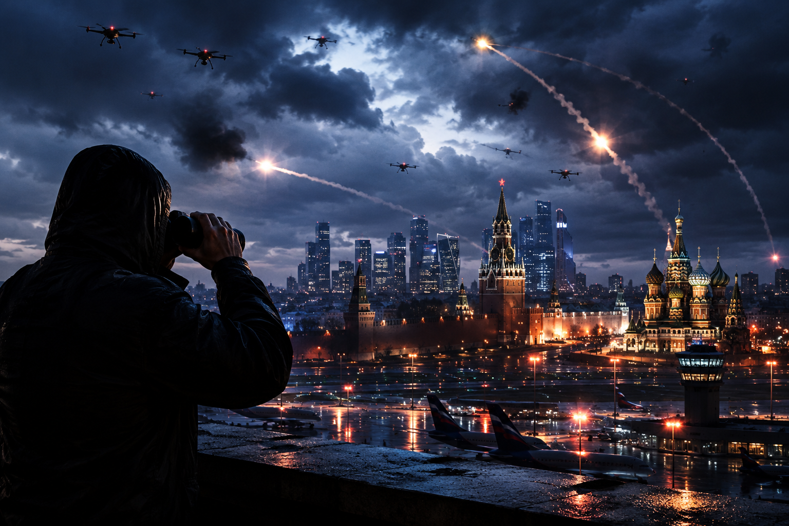 Moscow’s Drone Alarm Shows Russia’s War Is No Longer Staying At The Front