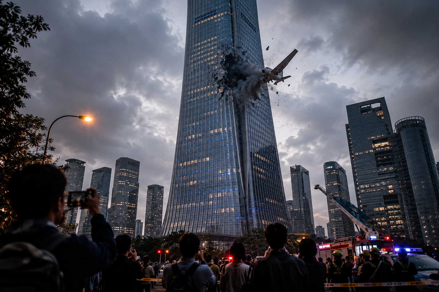 Beijing Skyscraper Crash 