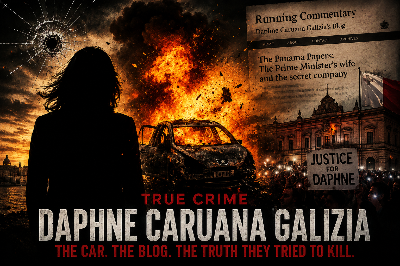 True Crime: Daphne Caruana Galizia Case: The Car, The Blog, And The Island That Had To Answer
