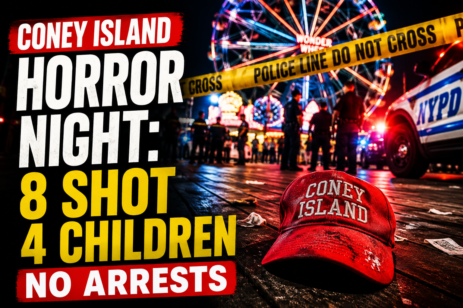 No Arrests After Eight Shot In Coney Island Fourth Of July Gunfire