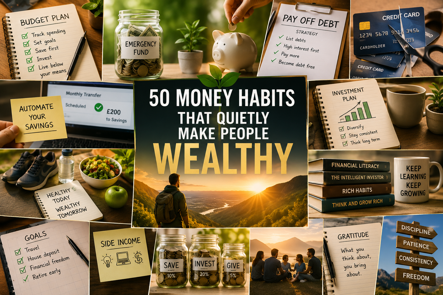 50 Money Habits That Quietly Make People Wealthy While Everyone Else Stays Broke