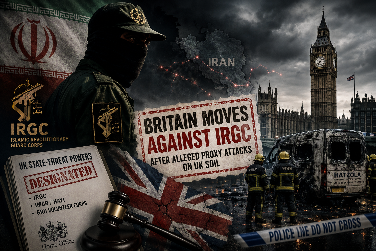 Britain Moves Against Iran’s IRGC After Alleged Proxy Attacks On UK Soil