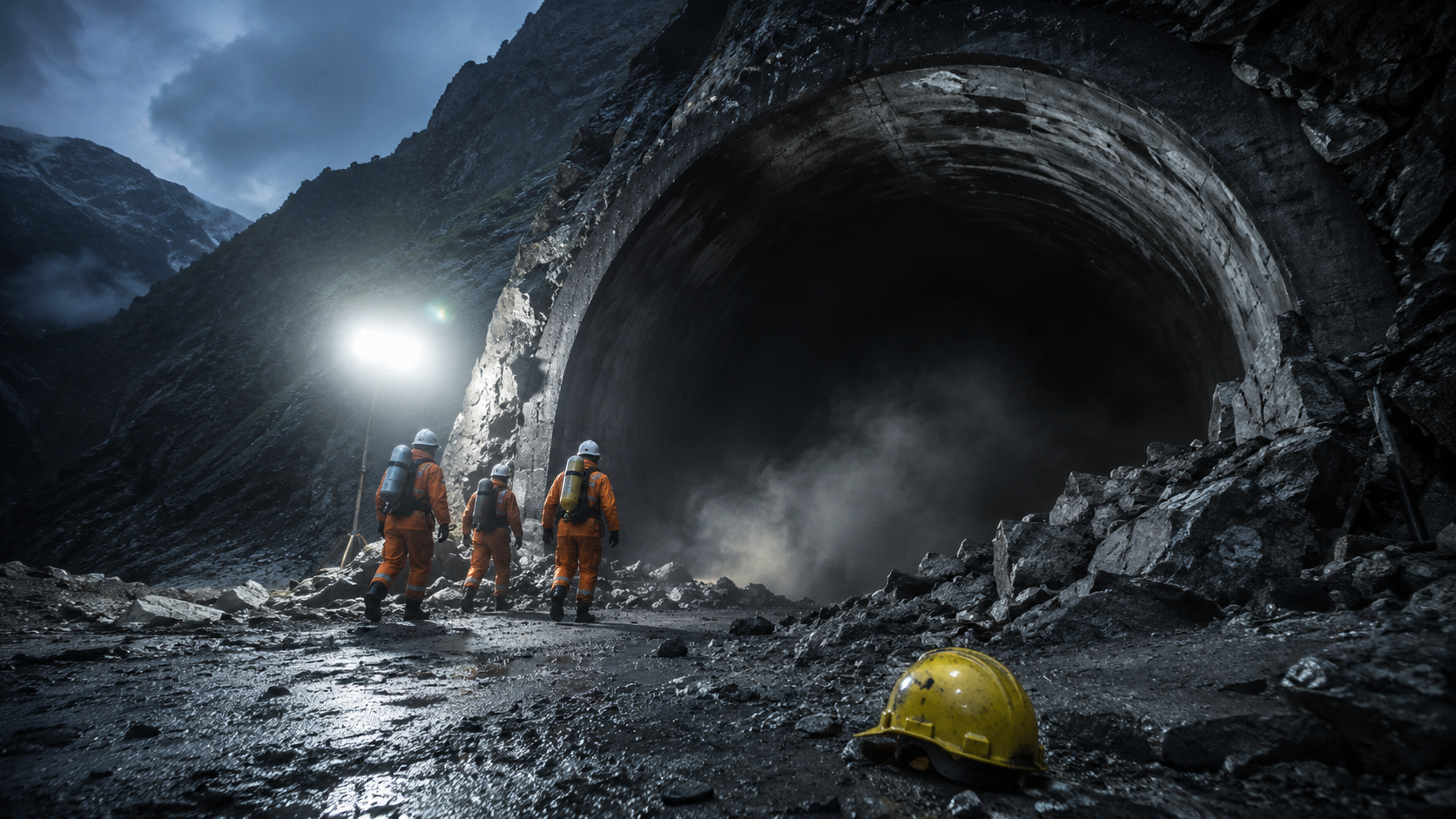 India Tunnel Disaster Leaves 10 Dead as Toxic Gas Blocks Desperate Rescue