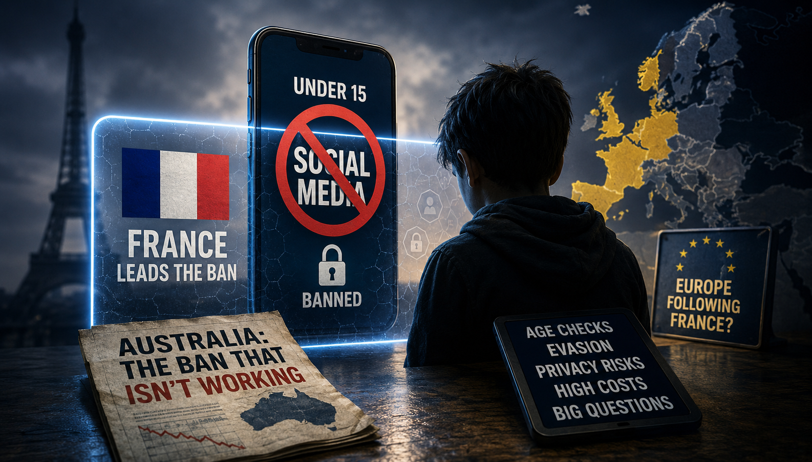 France Takes Children Offline, but Age Checks May Be the Real Danger