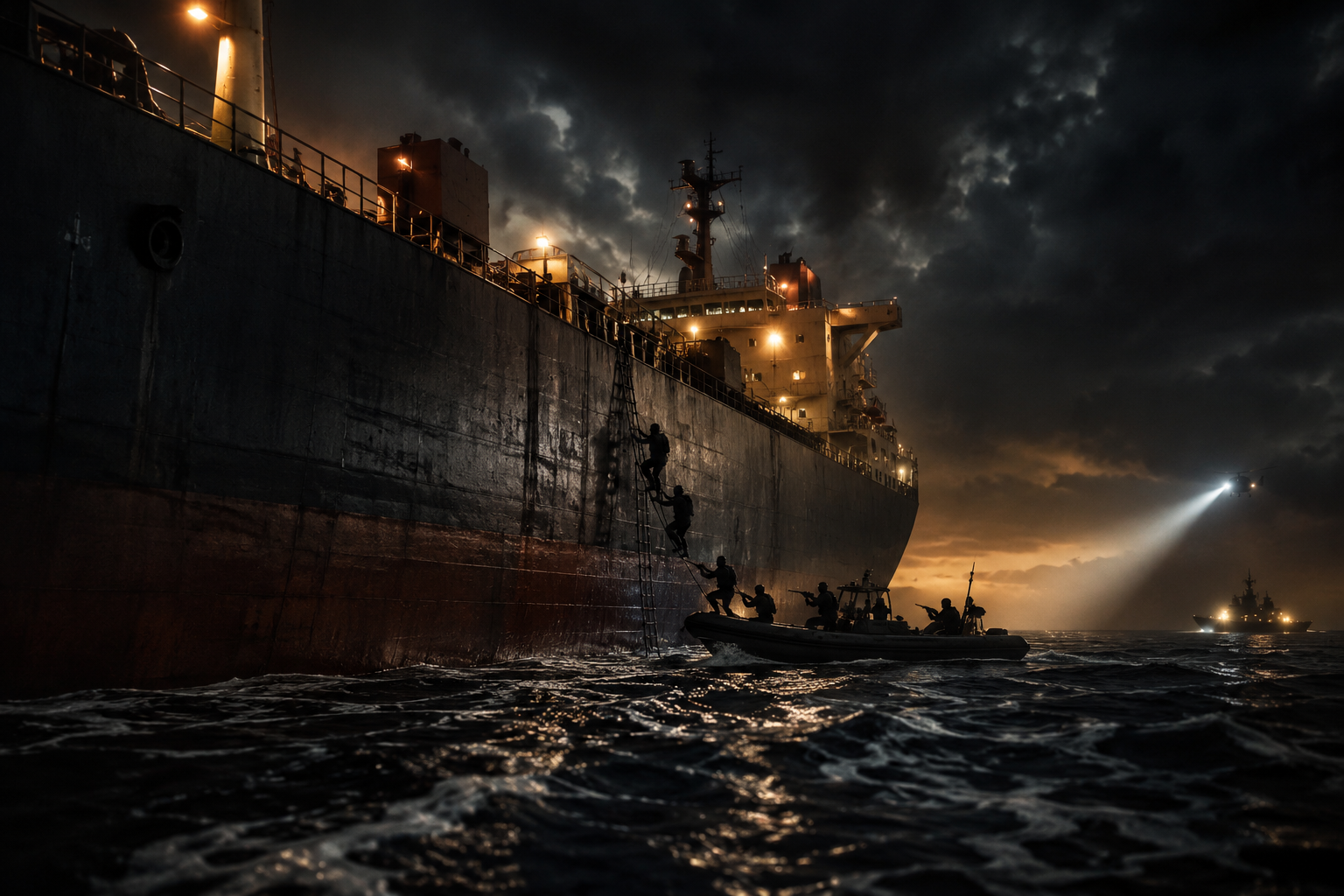 Seven Suspected Somali Pirates Seize Tanker in Gulf of Aden