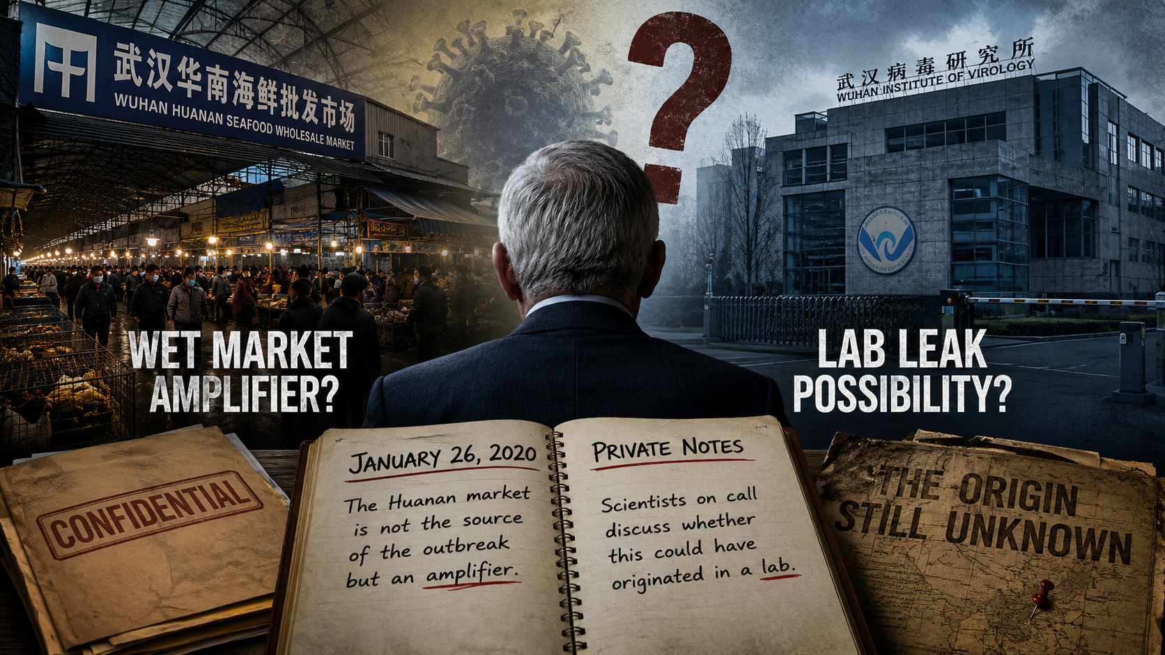 The Covid Origin Question Was Never Settled: Fauci’s Diary Shows Officials Knew That From the Start