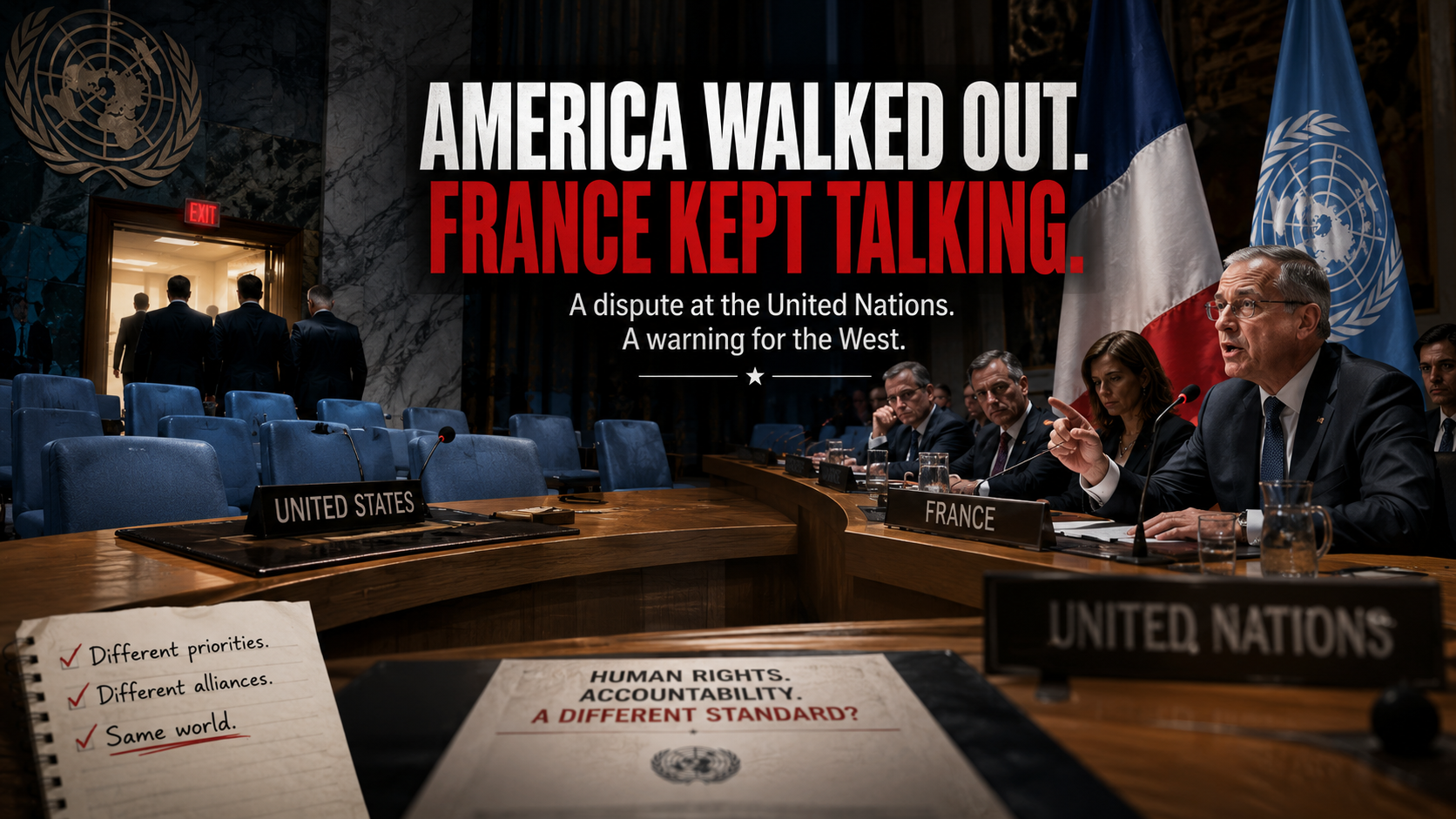 America Walked Out on France at the UN — and Trump Is Unlikely to Let Macron Forget It
