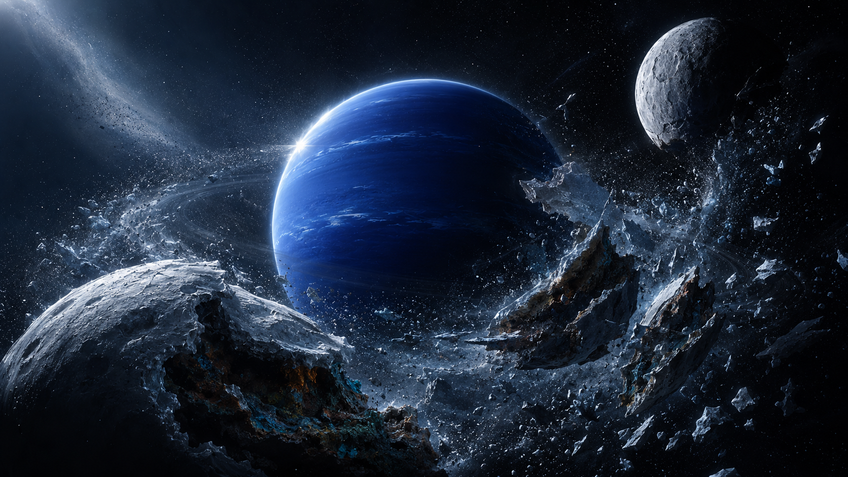 Webb Telescope Uncovers Evidence Of An Ancient Disaster Around Neptune