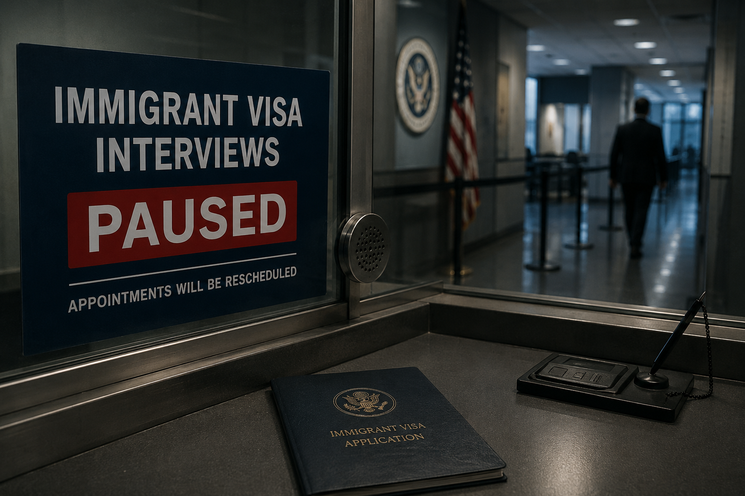 Trump Freezes Immigrant-Visa Interviews Worldwide as New US Screening Crackdown Begins