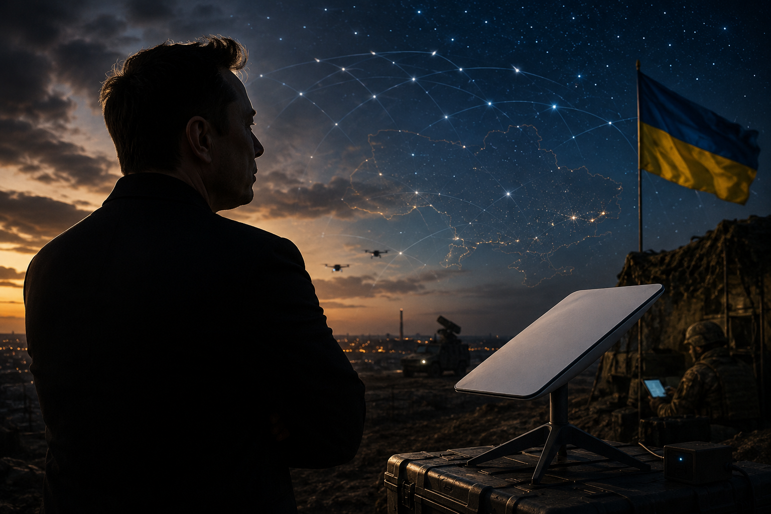 Ukraine Awards Elon Musk Top State Honour as Kyiv Pushes for Starlink Expansion Over Russia