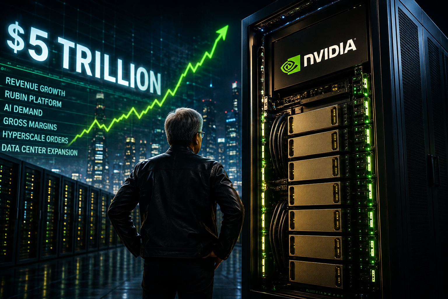 What Nvidia Must Deliver Tonight to Keep Its $5tn AI Machine Moving Higher