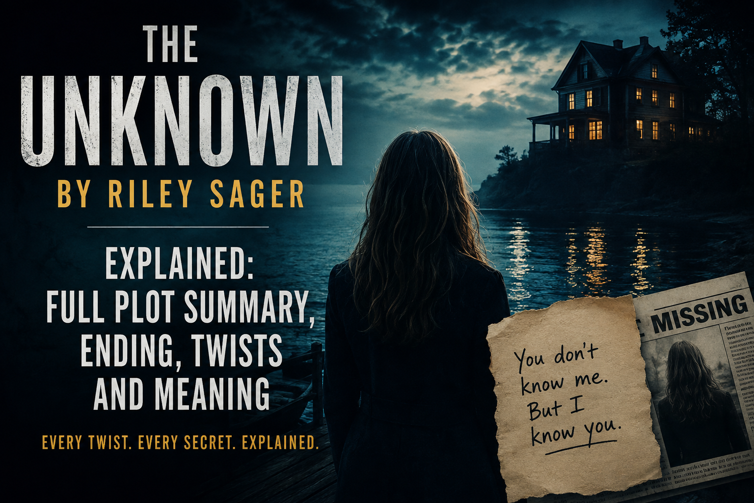 The Unknown By Riley Sager Explained: Full Plot Summary, Ending, Twists And Meaning