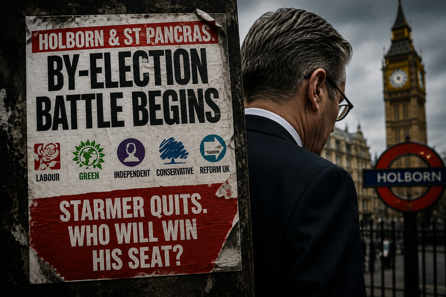 Starmer’s Final U-Turn: Former PM Quits Parliament and Leaves Labour Facing a Dangerous London By-Election