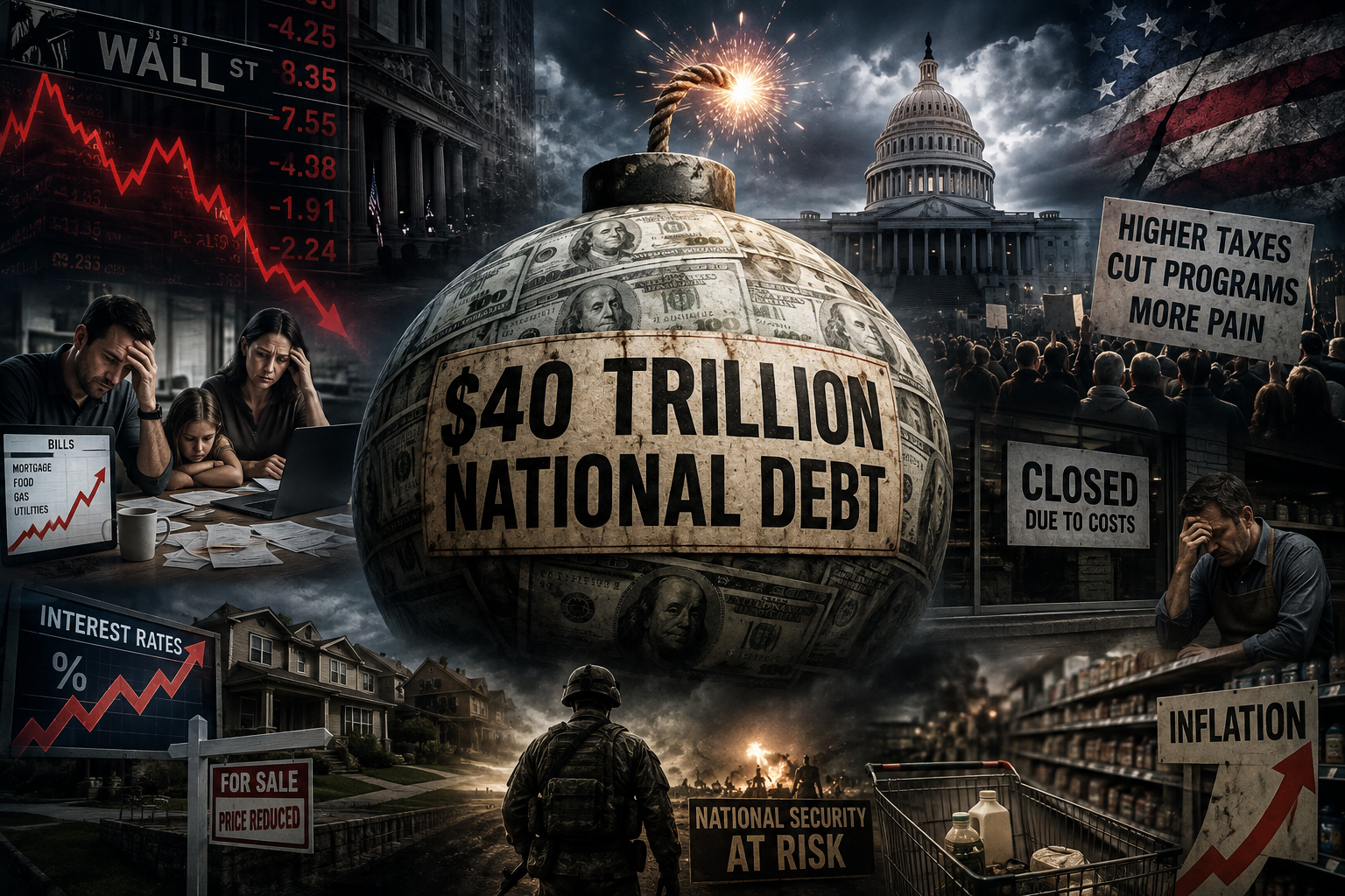 America’s $40 Trillion Debt Bomb: What Happens When the Bill Finally Comes Due?