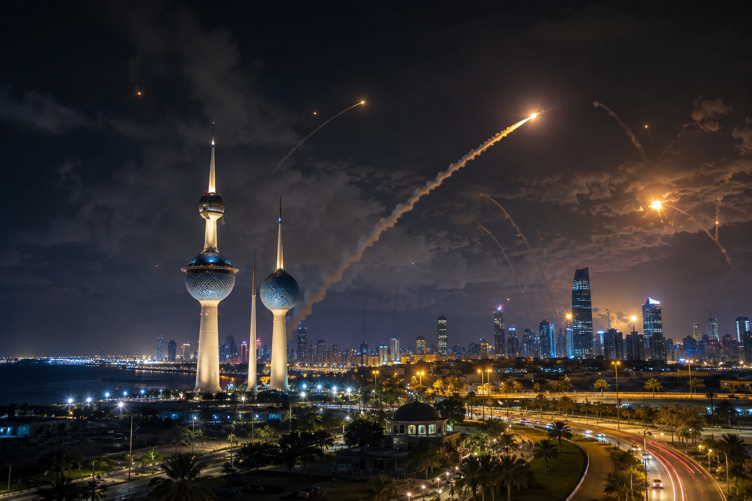 Iran Launches Missile and Drone Attack on Kuwait as Gulf War Fears Surge