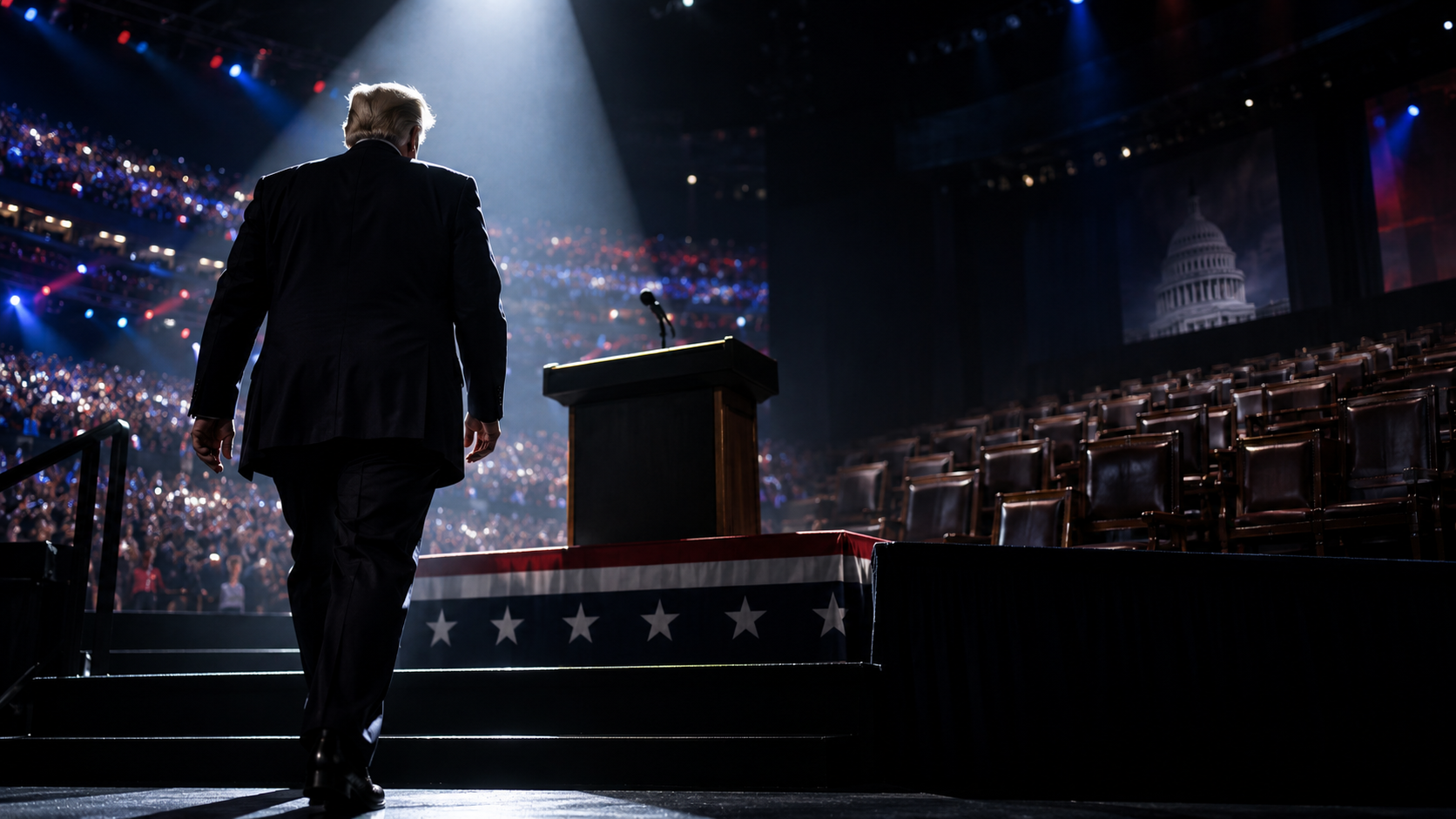 Trump Goes All-In With $40m Dallas Spectacle as Republicans Fight to Save Congress