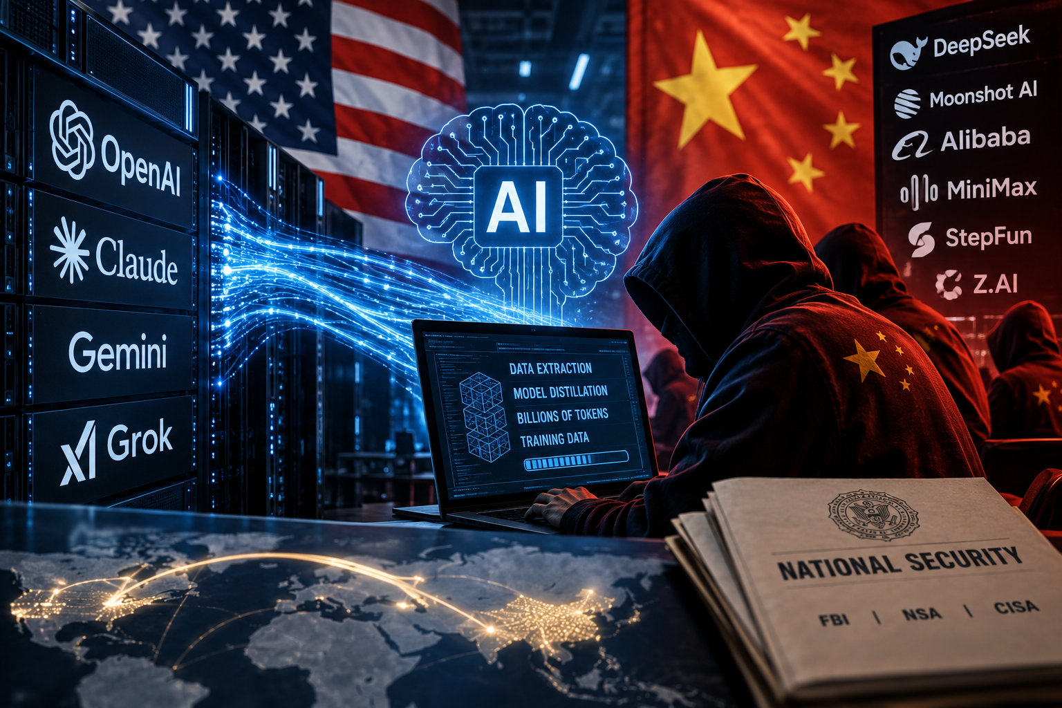 US Accuses Six Chinese AI Firms of ‘Industrial-Scale’ Theft of America’s Most Powerful Models