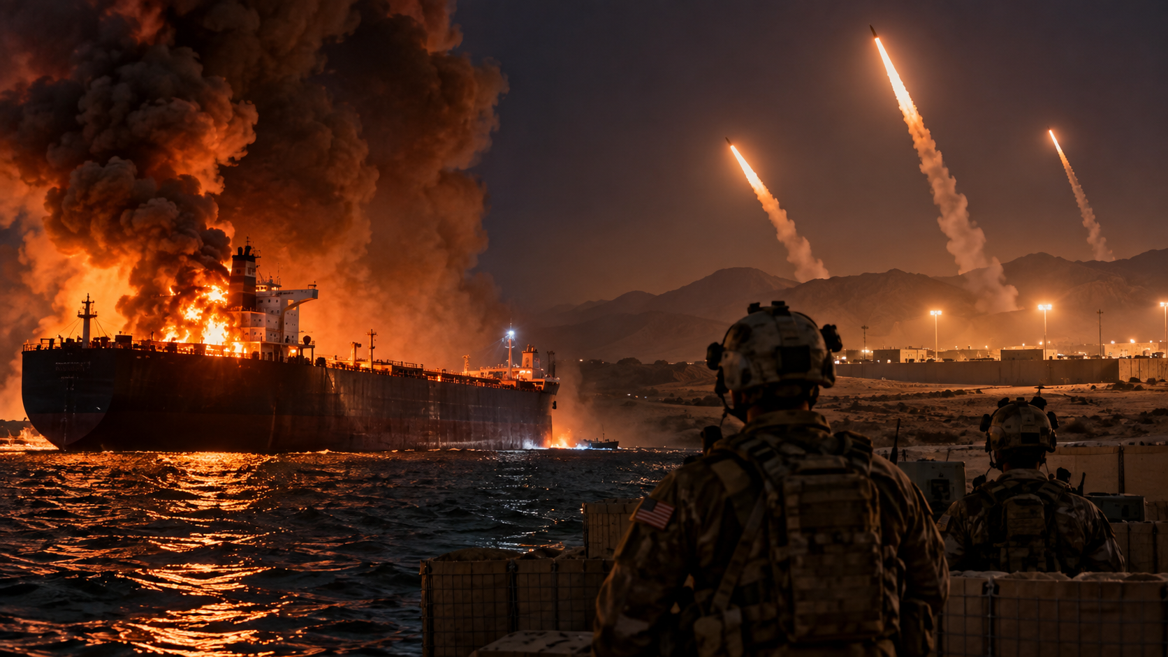 Iran Fires Missiles Towards US Targets in Jordan After America Obliterates Five Oil Tankers