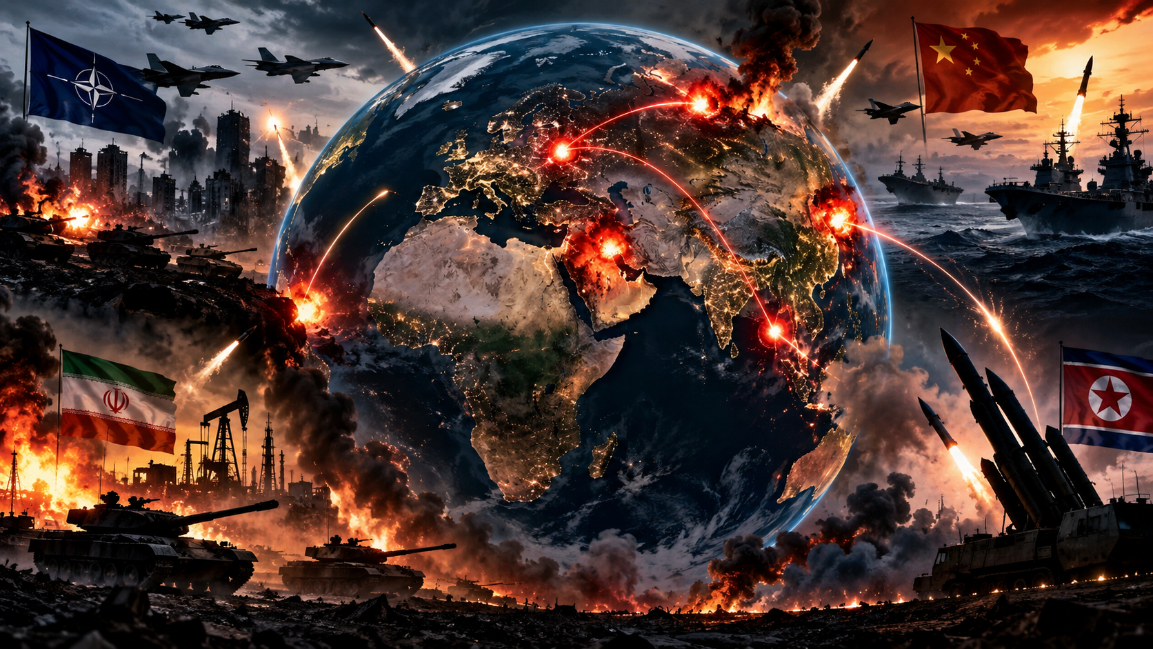 The World Is Sitting on Five Military Tripwires — Any One Could Trigger World War Three