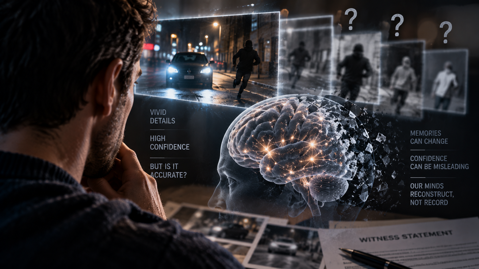 How Memory Changes: Why Confidence Is Not The Same As Accuracy