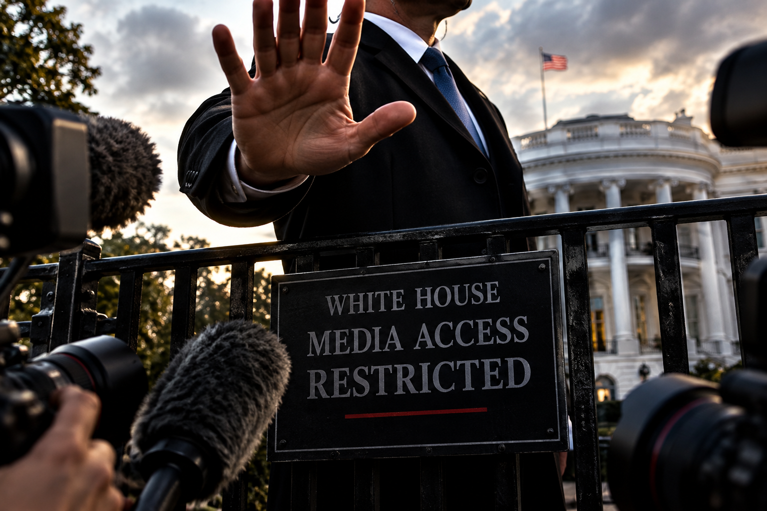 Trump Bans CNN, MS NOW And Politico From White House In Major Media Escalation
