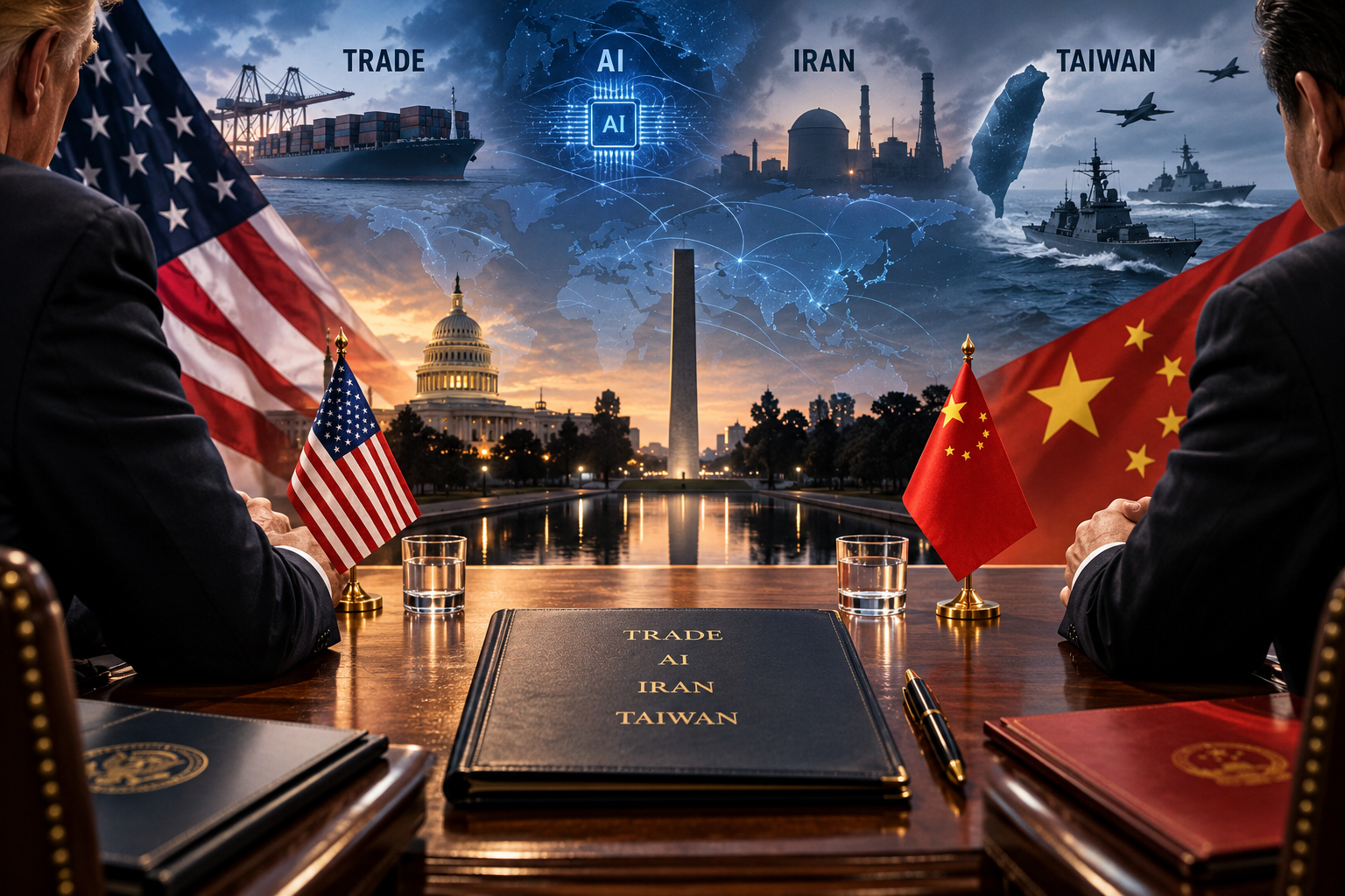 Trump-Xi Summit Enters Live Phase As Trade, AI, Iran And Taiwan Dominate Washington Agenda