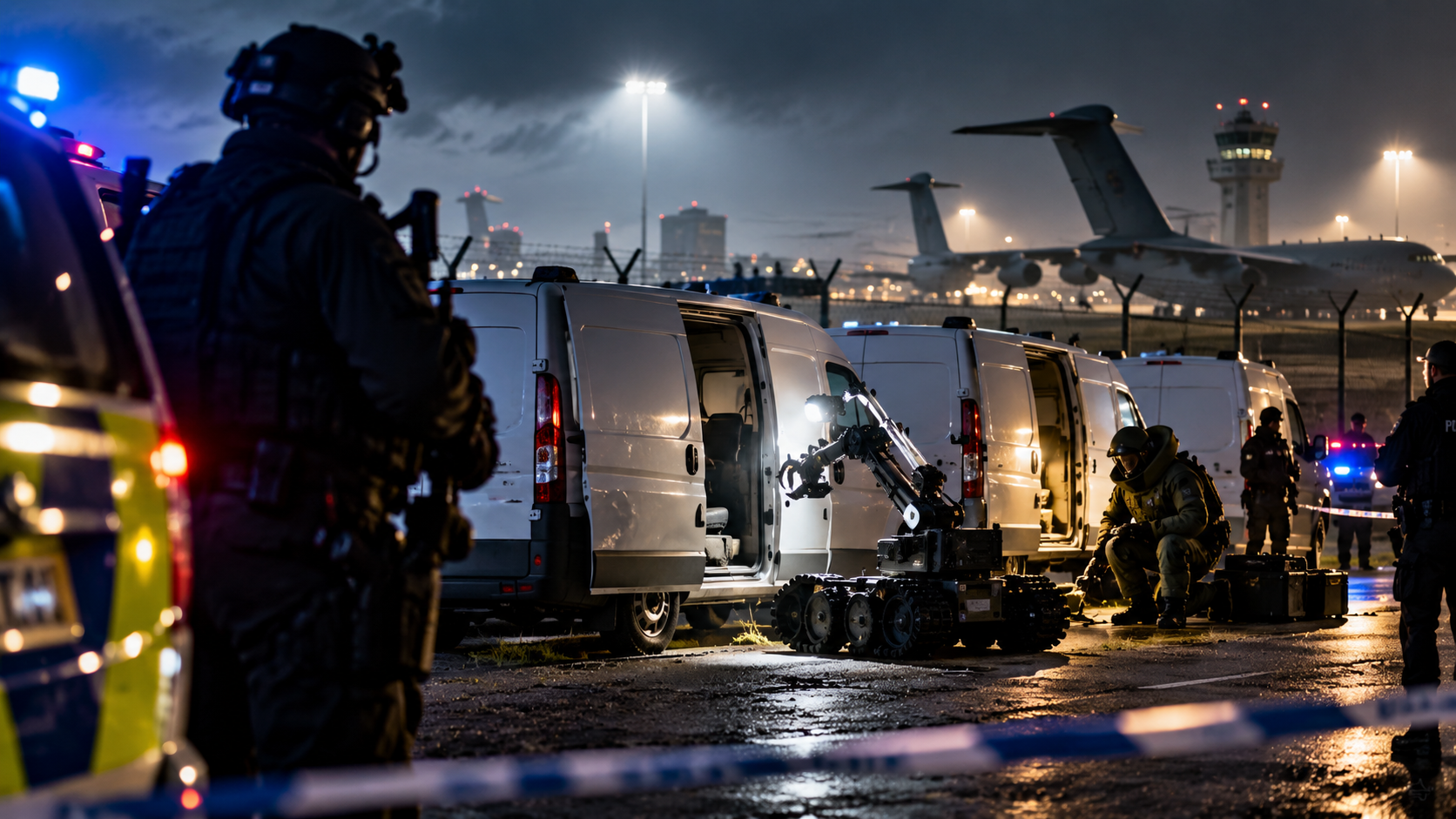 Three Vans, A Bomb Robot And An RAF Base: What Police Are Trying To Establish At Fairford