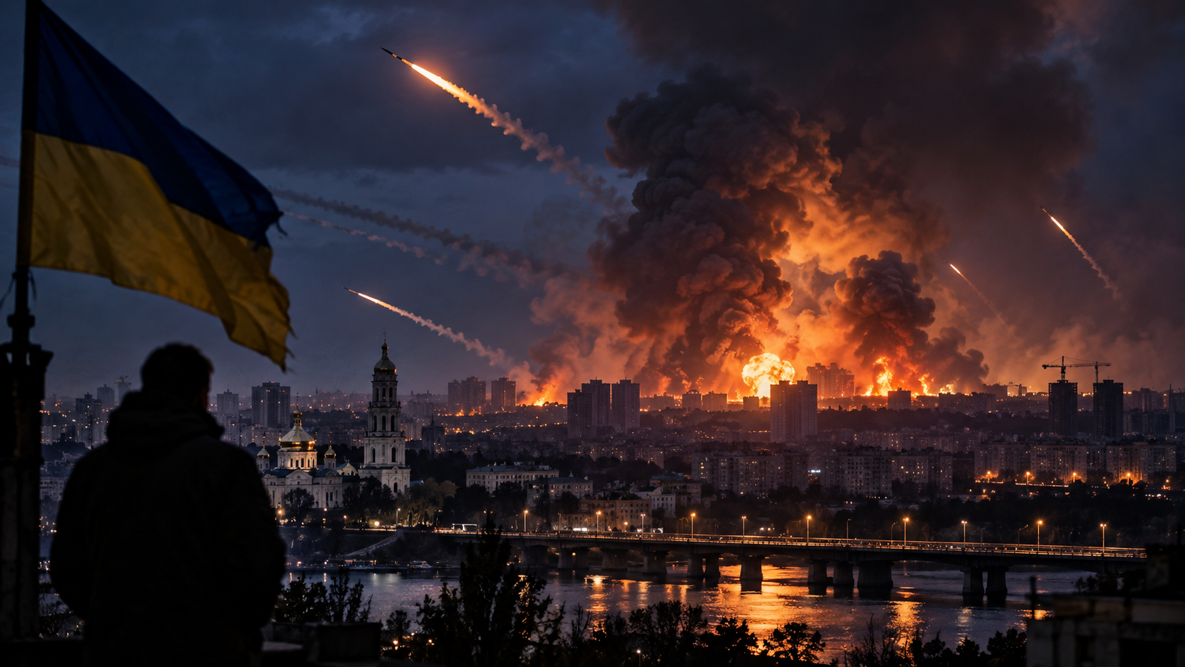 Explosions Hit Kyiv Again After Russia’s Deadly Day Of Drone Strikes