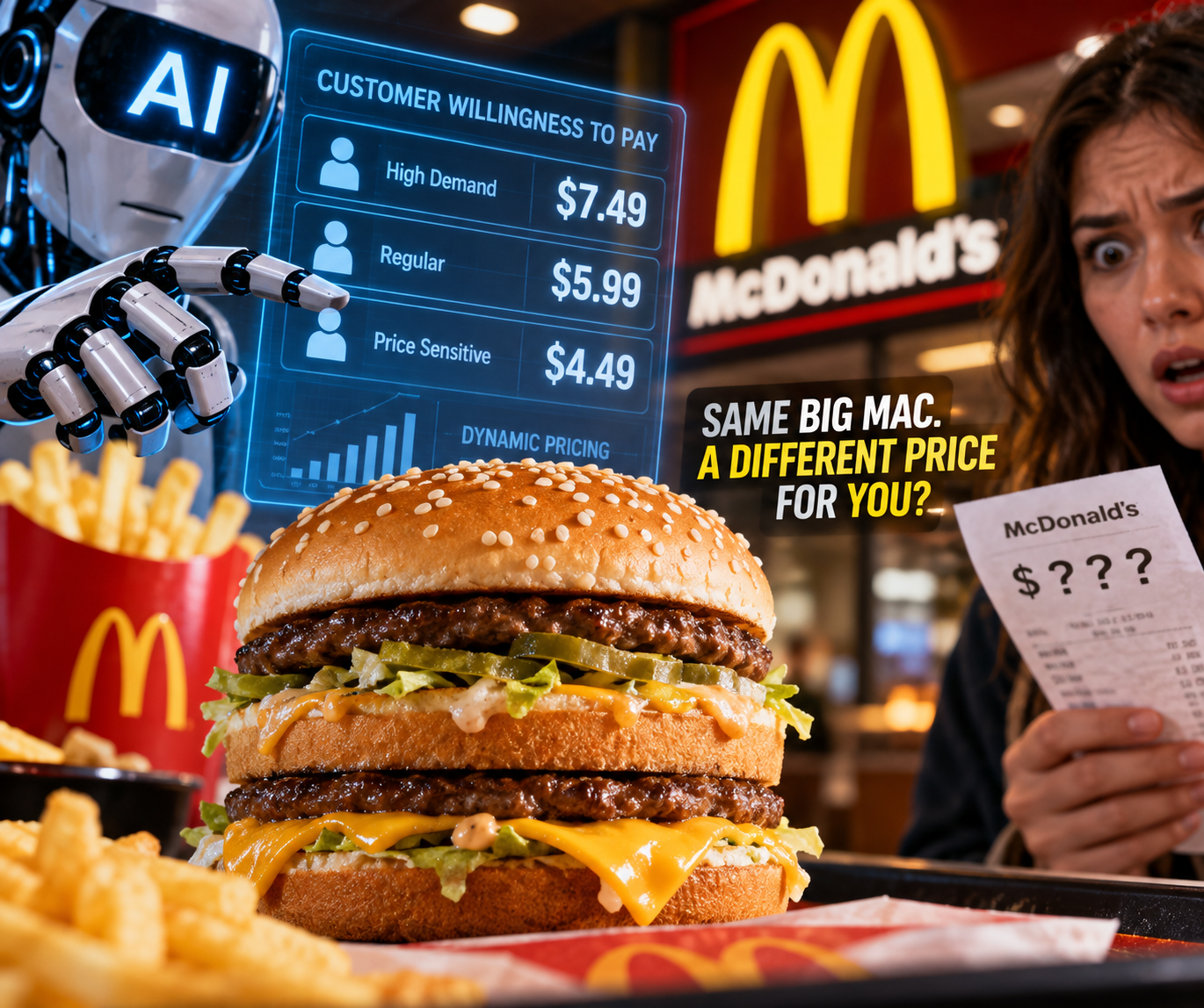 McDonald’s AI Calculates What Customers Are Willing To Pay — And It Could Change The Price Of Your Big Mac
