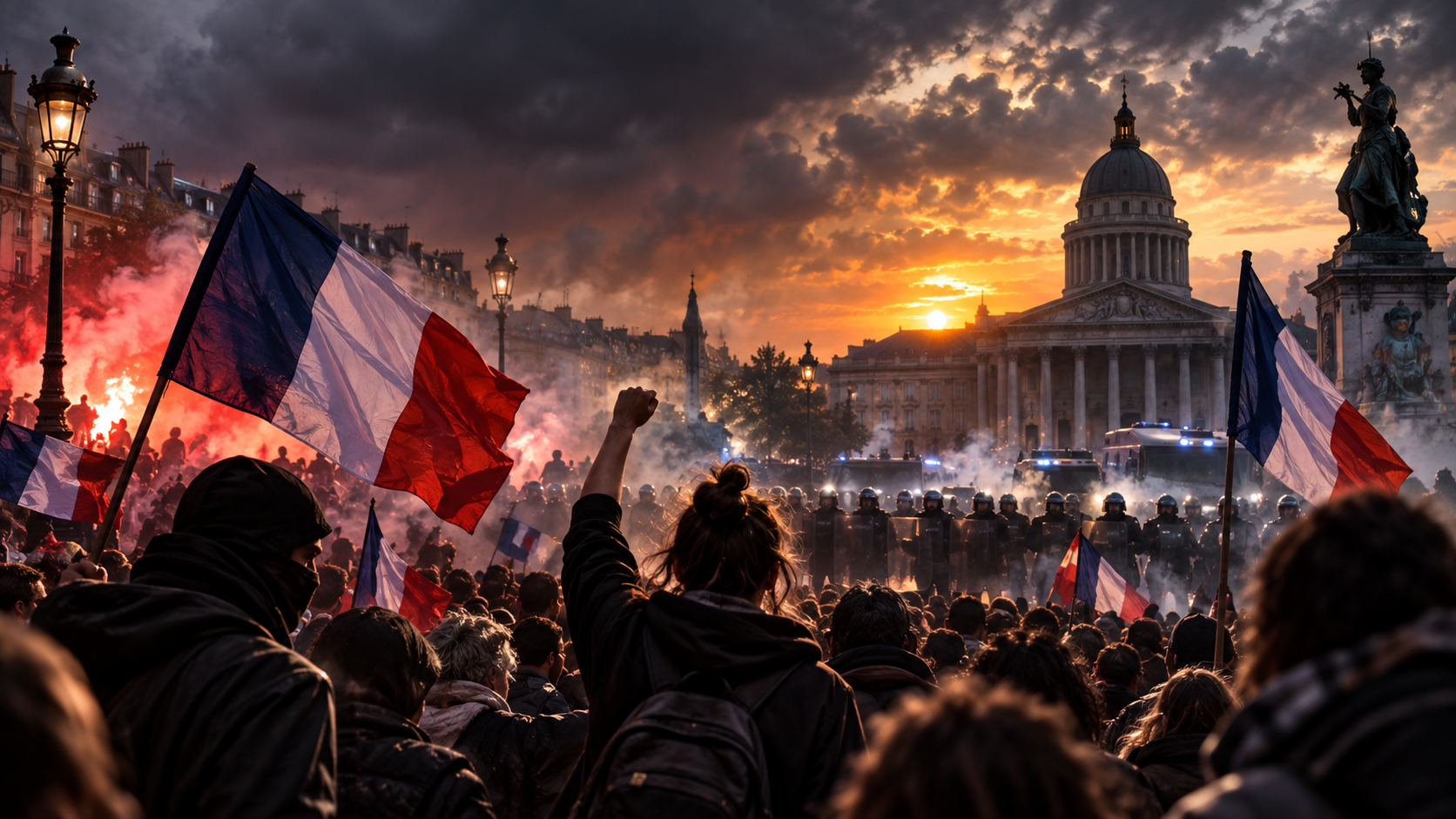France Hit By Nationwide Strikes And Student Revolt As €54 Billion Budget Battle Explodes