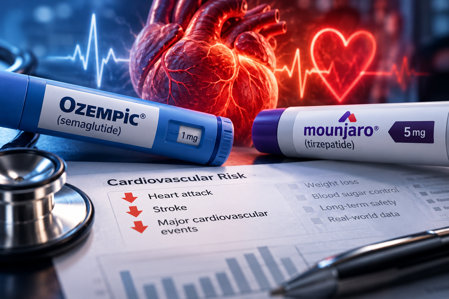 Ozempic Linked To Lower Cardiovascular Risk Than Mounjaro In Huge New Real-World Study