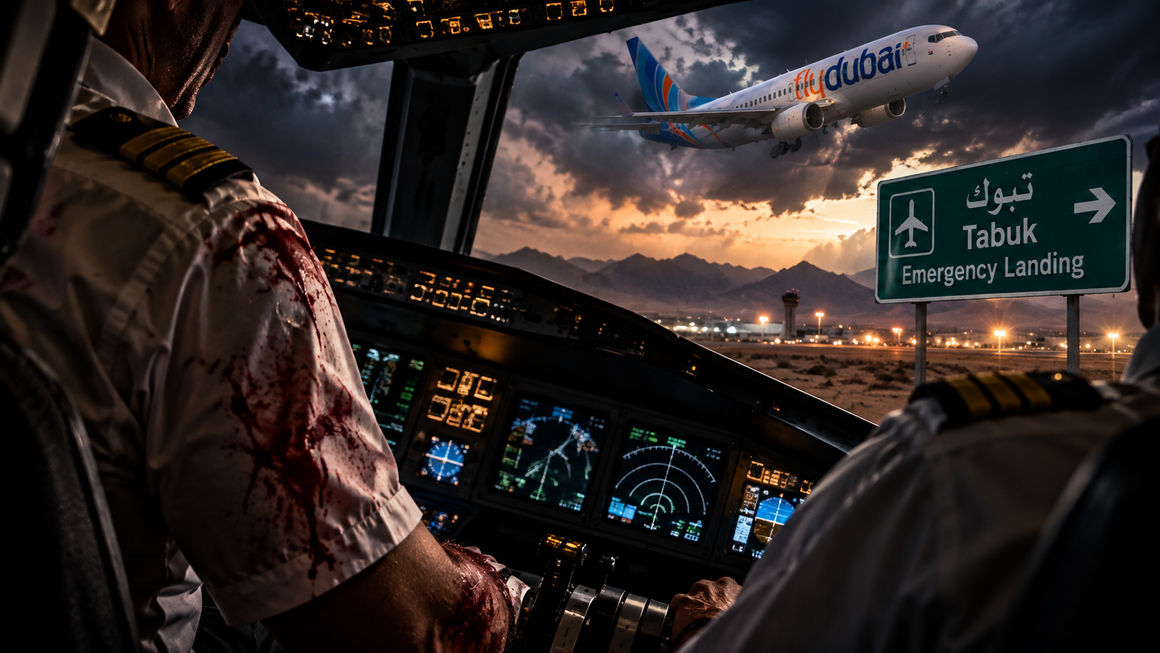 Flydubai Cockpit Violence Sends Israel-Bound Jet Plunging Before Saudi Emergency Landing